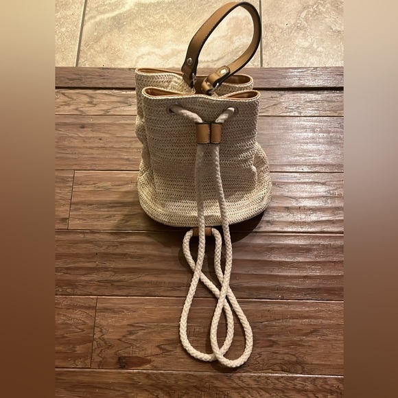Marina Galanti Woven Bucket/Backpack Bag